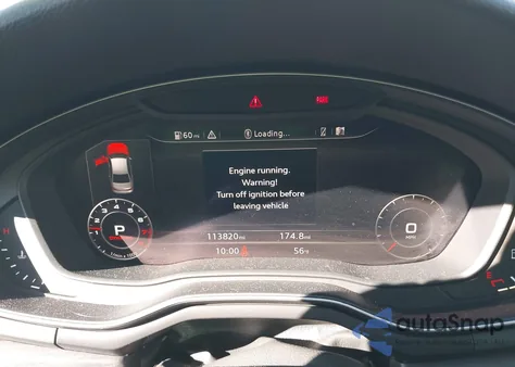 2017 Audi A4 2.0T Premium z USA, uszkodzony, nr VIN WAUENAF45HN054087